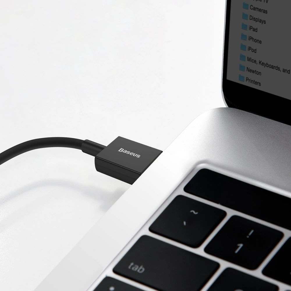 Hurtownia GSM - Kabel USB do USB-C Baseus Superior Series, 66W, 1m (czarny) - BSU2667BLK - {ean13} - Hurt