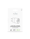Wholesale PURO White Mini Travel Fast Charger 2 x USB-A 12 W (white) - PUR4113WHT - {ean13} - Hurt