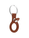 Etui z wegańskiej skóry Loco Dot Leather Apple AirTag Brown