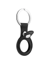 Etui z veganské kůže Loco Dot Leather Apple AirTag Black