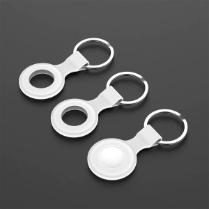 Wholesale Loco Dot Silicone Apple AirTag White - LOC002WHT - {ean13} - Hurt