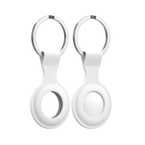 Etui z silikonu Loco Dot Silicone Apple AirTag White