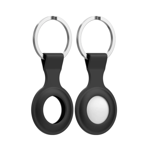 Etui z silikonu Loco Dot Silicone Apple AirTag Black