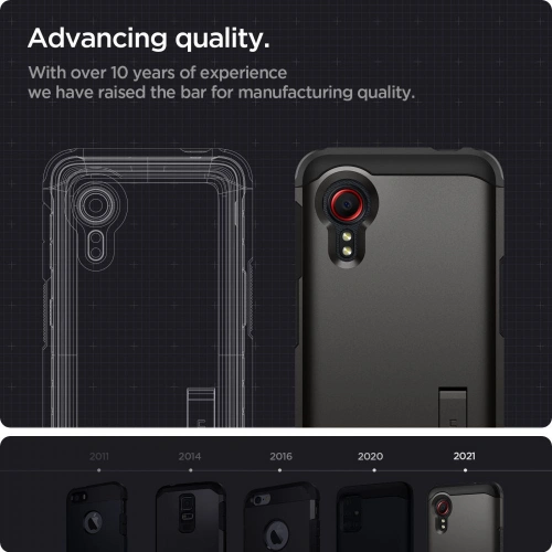 Etui Spigen Tough Armor Samsung Galaxy Xcover 5 Gunmetal
