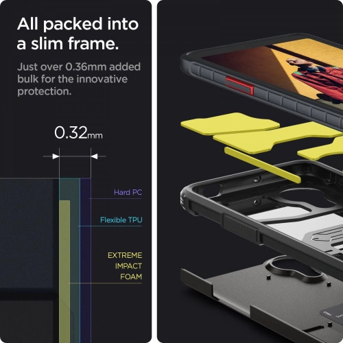 Etui Spigen Tough Armor Samsung Galaxy Xcover 5 Gunmetal