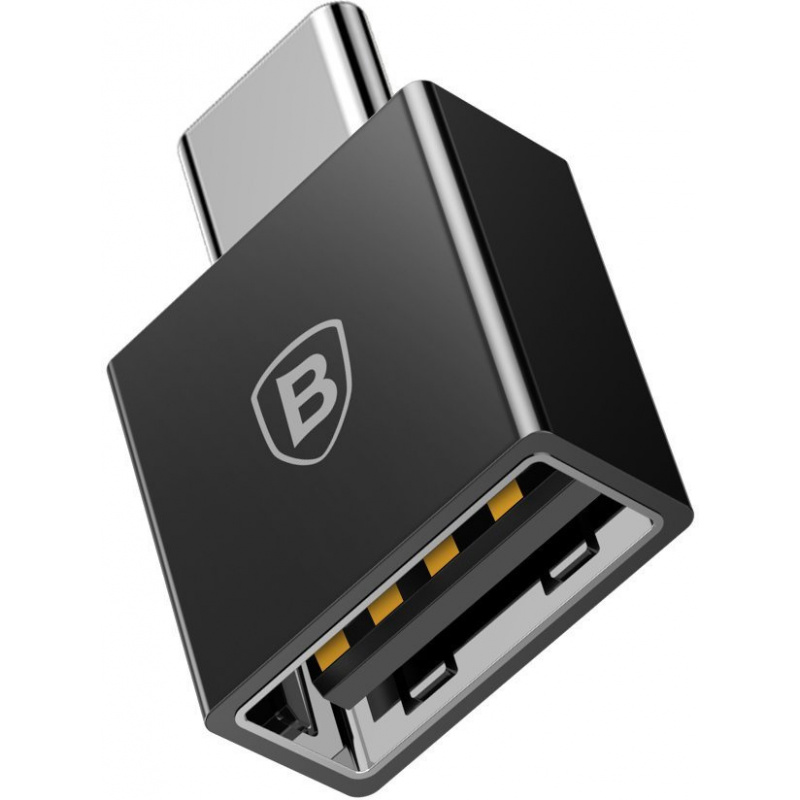 Hurtownia Baseus - 6953156270336 - BSU2669BLK - Adapter Baseus Exquisite USB-C do USB 2,4A (czarny) - B2B homescreen