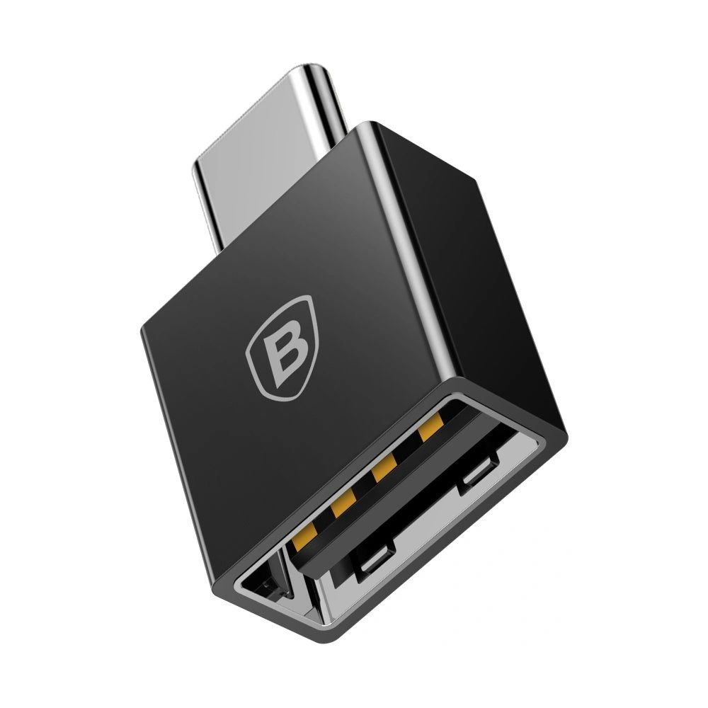 Hurtownia GSM - Adaptér Baseus Exquisite USB-C na USB 2,4A (černý) - BSU2669BLK - {ean13} - Hurt