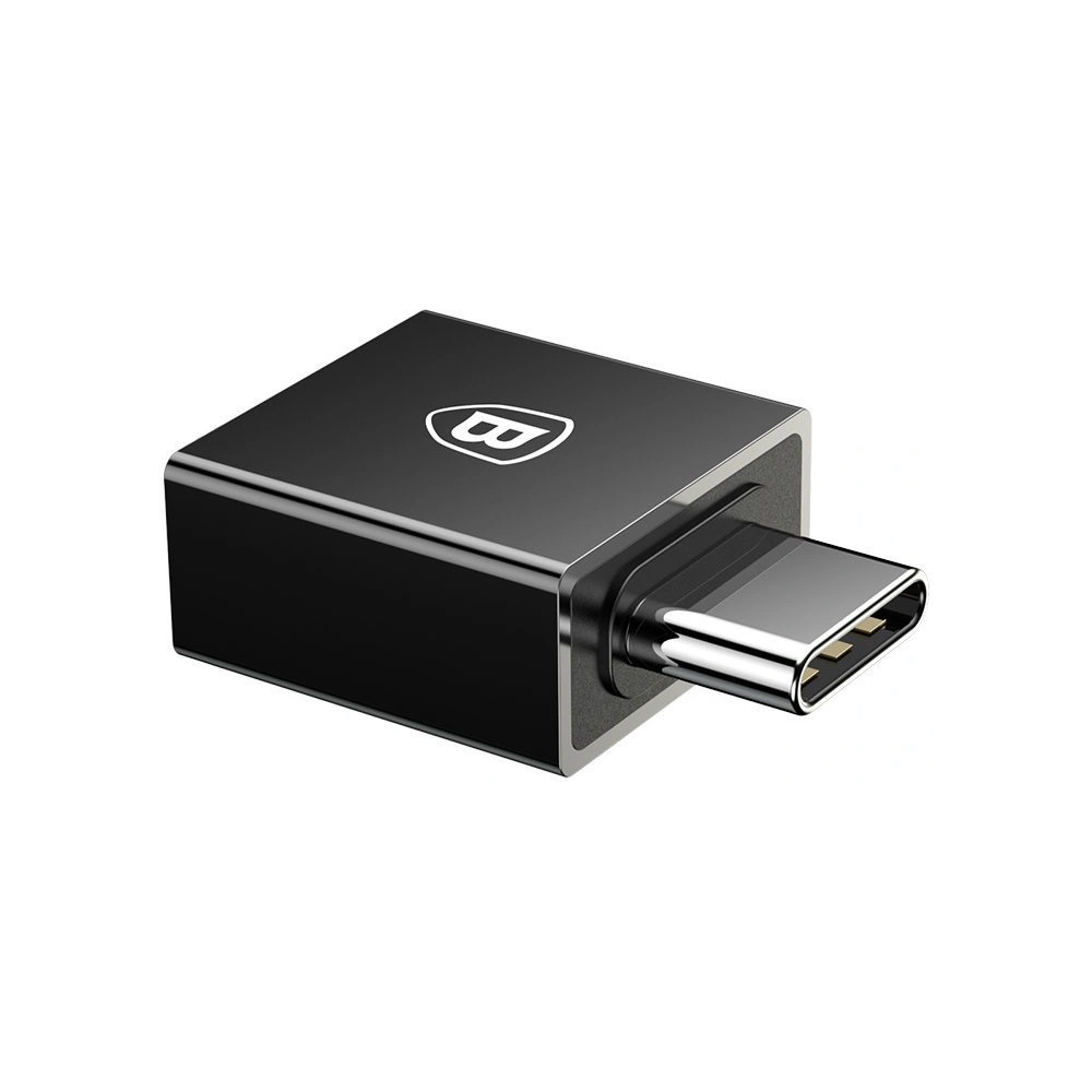 Hurtownia GSM - Adaptér Baseus Exquisite USB-C na USB 2,4A (černý) - BSU2669BLK - {ean13} - Hurt