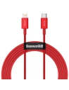 Kabel USB-C do Lightning Baseus Superior Series, 20W, PD, 2m (czerwony)