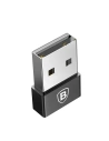 Hurtownia GSM - Adapter Baseus Exquisite USB do USB-C 2,4A (czarny) - BSU1651BLK - {ean13} - Hurt