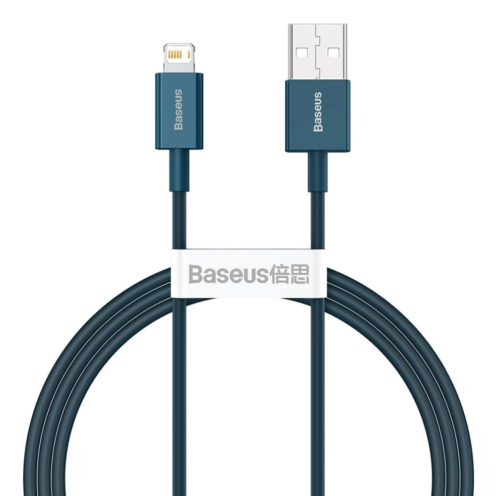 Hurtownia GSM - Kabel USB do Lightning Baseus Superior Series, 2.4A, 1m (niebieski) - BSU2672BLU - {ean13} - Hurt