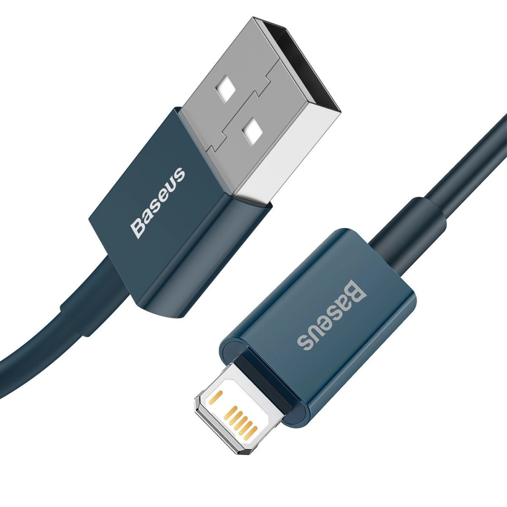 Hurtownia GSM - Kabel USB do Lightning Baseus Superior Series, 2.4A, 1m (niebieski) - BSU2672BLU - {ean13} - Hurt