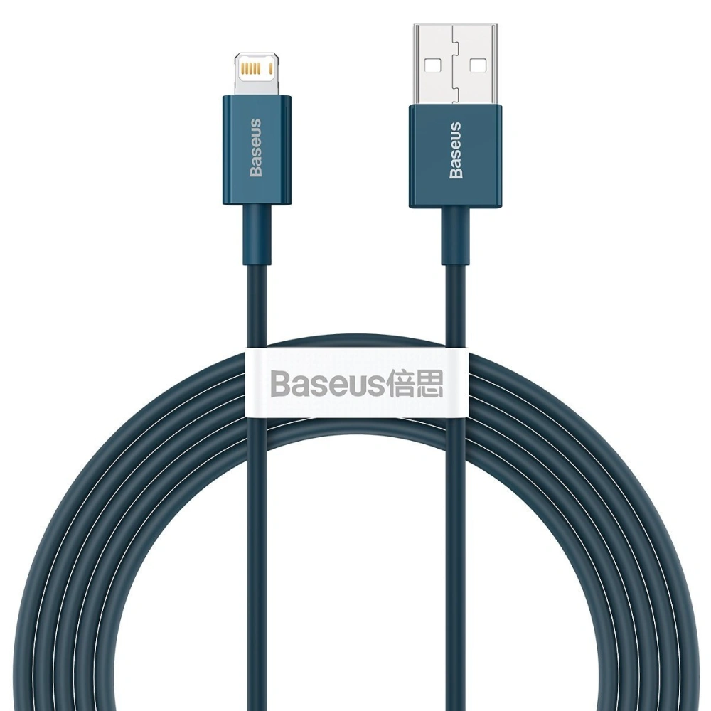Wholesale Baseus Superior Series Cable USB - Lightning 2.4A 2m (blue) - BSU2673BLU - {ean13} - Hurt