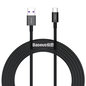 Hurtownia GSM - Kabel USB do USB-C Baseus Superior Series, 66W, 2m (czarny) - BSU2674BLK - {ean13} - Hurt