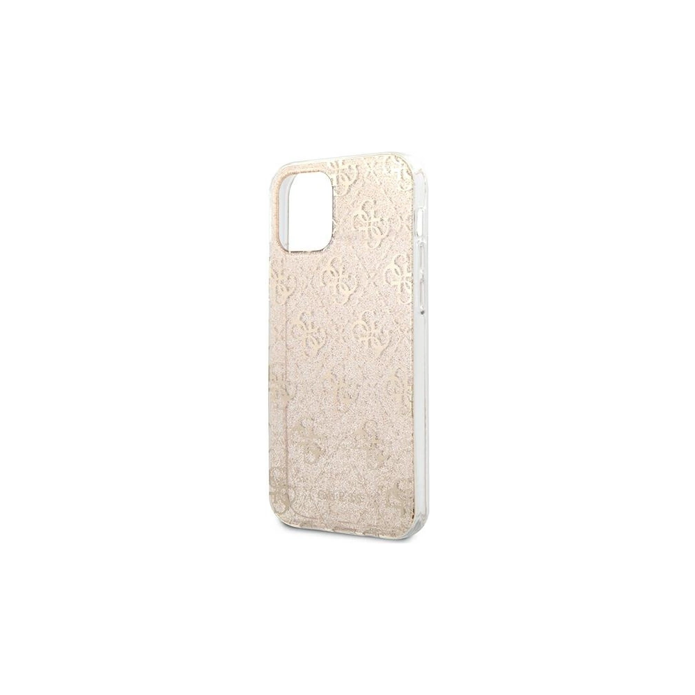 Hurtownia GSM - Etui Guess GUHCP12LPCU4GLGO Apple iPhone 12 Pro Max zlatý/gold tvrdý kryt 4G Glitter - GUE965GLD - {ean13} - Hurt