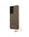 Hurtownia GSM - Etui Guess GUHCS21LGF4GBR Samsung Galaxy S21 Ultra brązowy/brown hardcase 4G Charms Collection - GUE968BR - {ean13} - Hurt