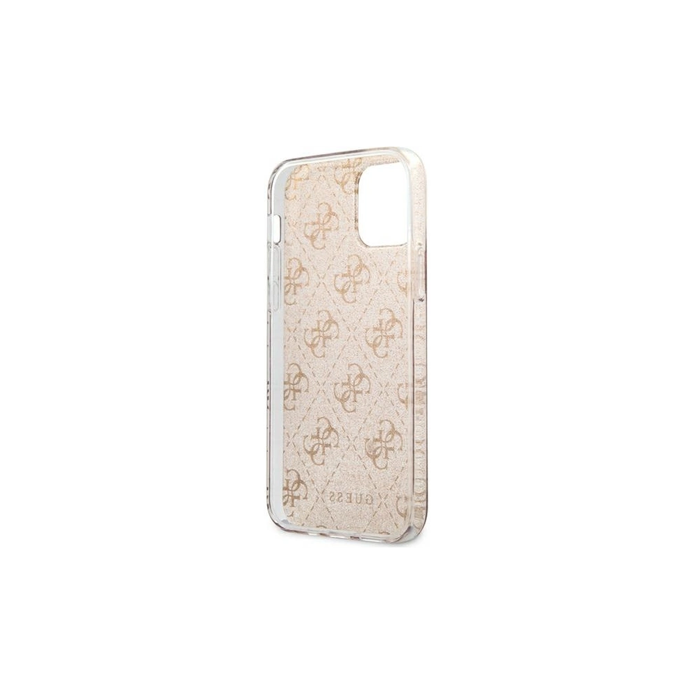 Hurtownia GSM - Etui Guess GUHCP12SPCU4GLGO Apple iPhone 12 mini zlatý/gold hard case 4G Glitter - GUE967GLD - {ean13} - Hurt