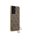 Hurtownia GSM - Etui Guess GUHCS21LGF4GBR Samsung Galaxy S21 Ultra brązowy/brown hardcase 4G Charms Collection - GUE968BR - {ean13} - Hurt