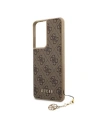 Hurtownia GSM - Etui Guess GUHCS21LGF4GBR Samsung Galaxy S21 Ultra brązowy/brown hardcase 4G Charms Collection - GUE968BR - {ean13} - Hurt