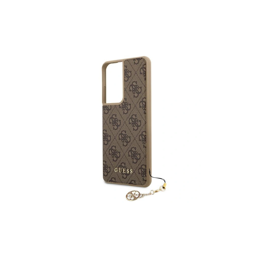 Hurtownia GSM - Etui Guess GUHCS21LGF4GBR Samsung Galaxy S21 Ultra hnědý/brown hardcase 4G Charms Collection - GUE968BR - {ean13} - Hurt
