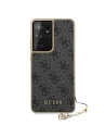 Hurtownia GSM - Etui Guess GUHCS21LGF4GGR Samsung Galaxy S21 Ultra szary/grey hardcase 4G Charms Collection - GUE969GRY - {ean13} - Hurt