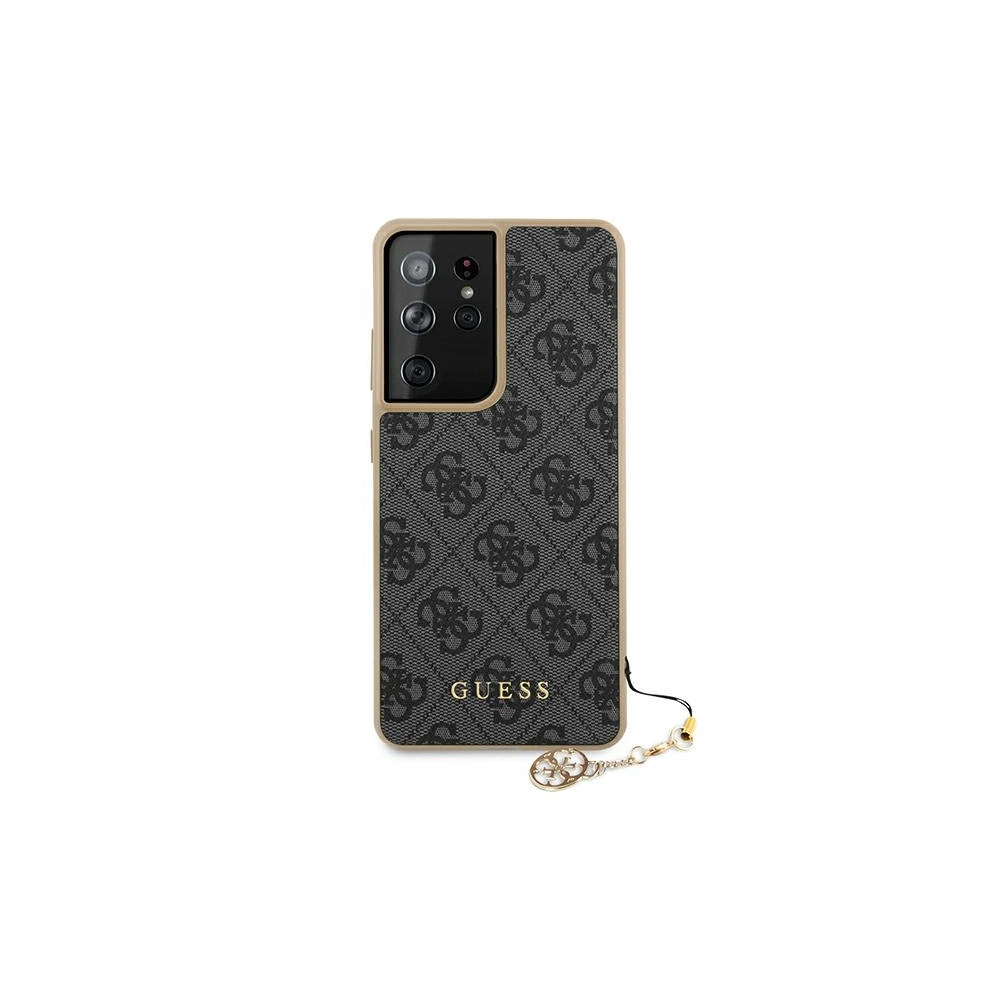 Hurtownia GSM - Etui Guess GUHCS21LGF4GGR Samsung Galaxy S21 Ultra šedý/grey hardcase 4G Charms Collection - GUE969GRY - {ean13} - Hurt
