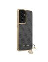 Hurtownia GSM - Etui Guess GUHCS21LGF4GGR Samsung Galaxy S21 Ultra szary/grey hardcase 4G Charms Collection - GUE969GRY - {ean13} - Hurt