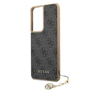 Hurtownia GSM - Etui Guess GUHCS21LGF4GGR Samsung Galaxy S21 Ultra szary/grey hardcase 4G Charms Collection - GUE969GRY - {ean13} - Hurt