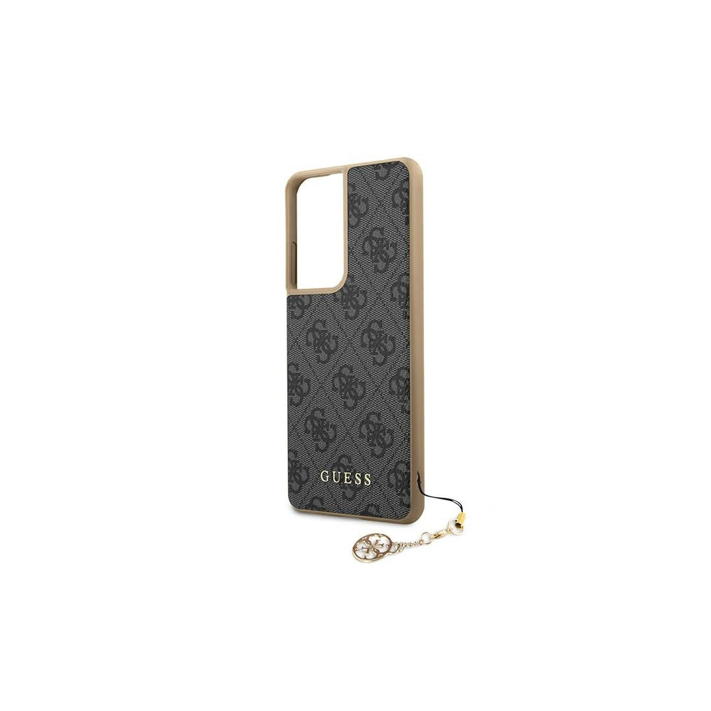 Hurtownia GSM - Etui Guess GUHCS21LGF4GGR Samsung Galaxy S21 Ultra šedý/grey hardcase 4G Charms Collection - GUE969GRY - {ean13} - Hurt