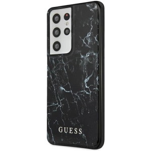 Hurtownia GSM - Etui Guess GUHCS21LPCUMABK Samsung Galaxy S21 Ultra czarny/black hardcase Marble - GUE970BLK - {ean13} - Hurt
