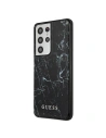 Wholesale Guess GUHCS21LPCUMABK Samsung Galaxy S21 Ultra black hardcase Marble - GUE970BLK - {ean13} - Hurt