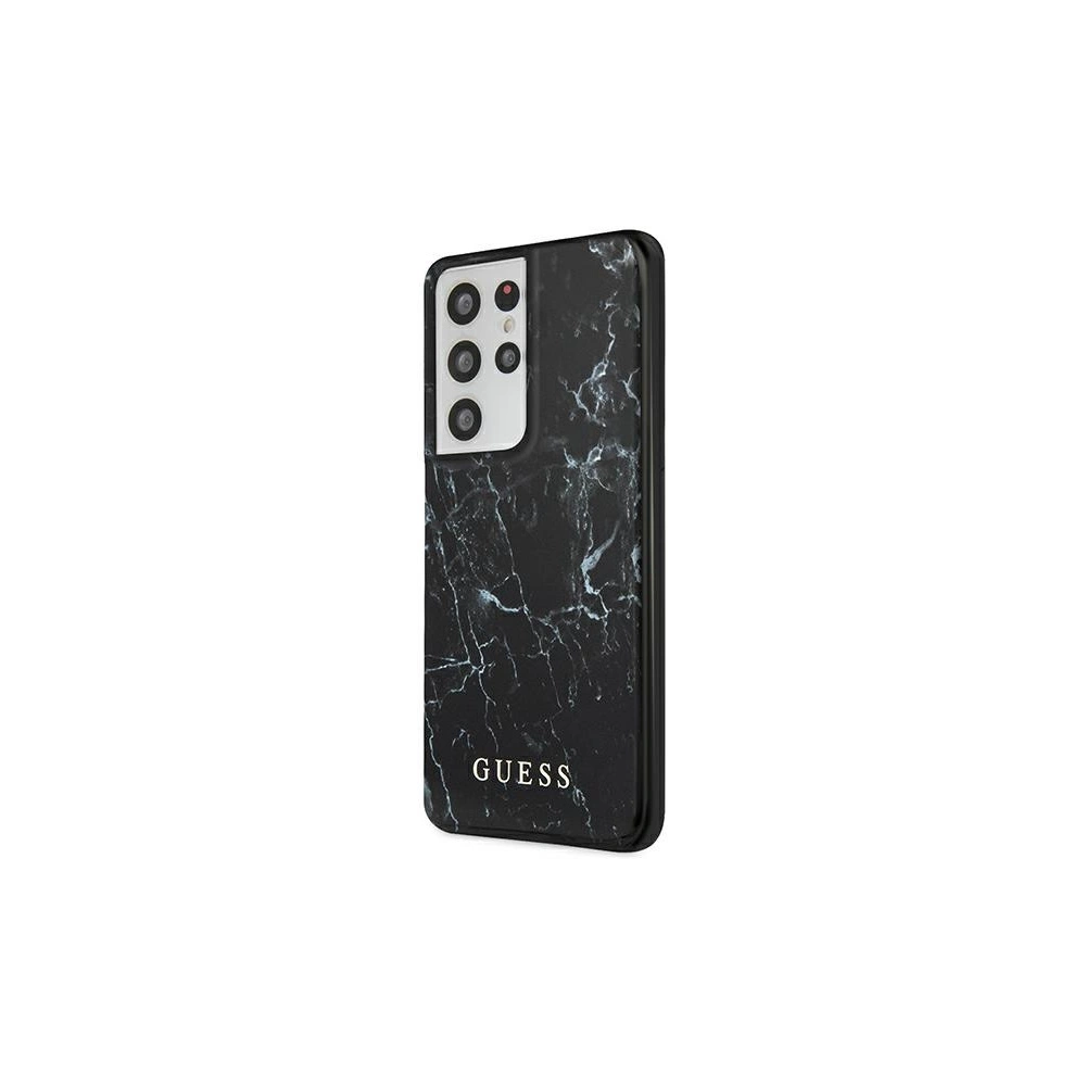 Hurtownia GSM - Etui Guess GUHCS21LPCUMABK Samsung Galaxy S21 Ultra černý/black hardcase Marble - GUE970BLK - {ean13} - Hurt