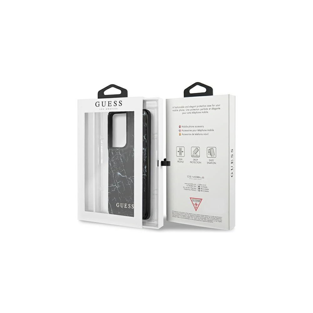 Hurtownia GSM - Etui Guess GUHCS21LPCUMABK Samsung Galaxy S21 Ultra černý/black hardcase Marble - GUE970BLK - {ean13} - Hurt