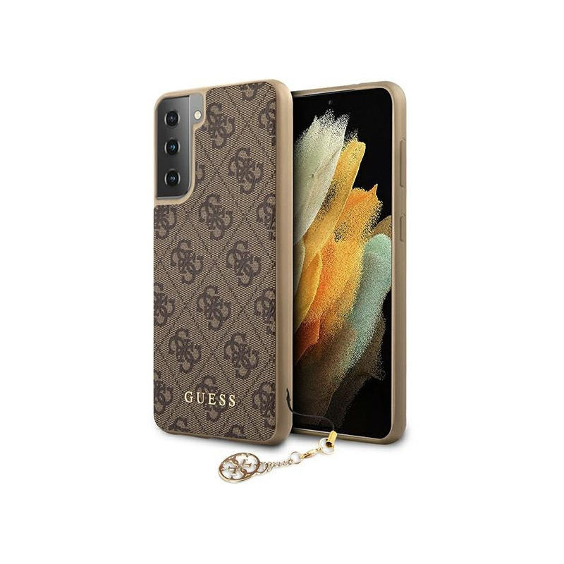 Hurtownia Guess - 3666339003203 - GUE971BR - Etui Guess GUHCS21MGF4GBR Samsung Galaxy S21+ Plus brązowy/brown hardcase 4G Charms Collection - B2B homescreen
