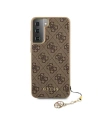 Wholesale Guess GUHCS21MGF4GBR Samsung Galaxy S21+ Plus brown hardcase 4G Charms Collection - GUE971BR - {ean13} - Hurt