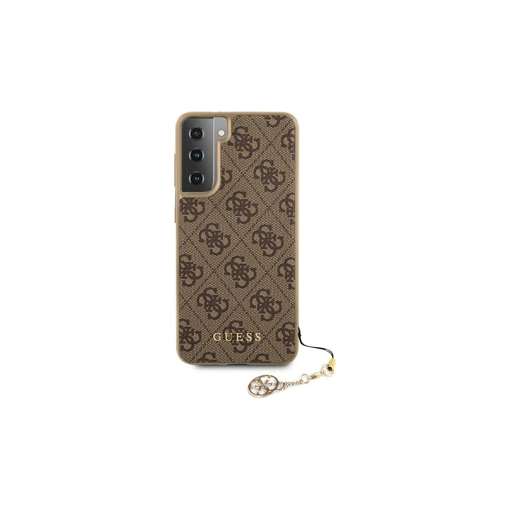 Hurtownia GSM - Etui Guess GUHCS21MGF4GBR Samsung Galaxy S21+ Plus brązowy/brown hardcase 4G Charms Collection - GUE971BR - {ean13} - Hurt