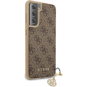 Hurtownia GSM - Etui Guess GUHCS21MGF4GBR Samsung Galaxy S21+ Plus brązowy/brown hardcase 4G Charms Collection - GUE971BR - {ean13} - Hurt