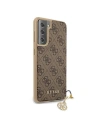 Hurtownia GSM - Etui Guess GUHCS21MGF4GBR Samsung Galaxy S21+ Plus brązowy/brown hardcase 4G Charms Collection - GUE971BR - {ean13} - Hurt