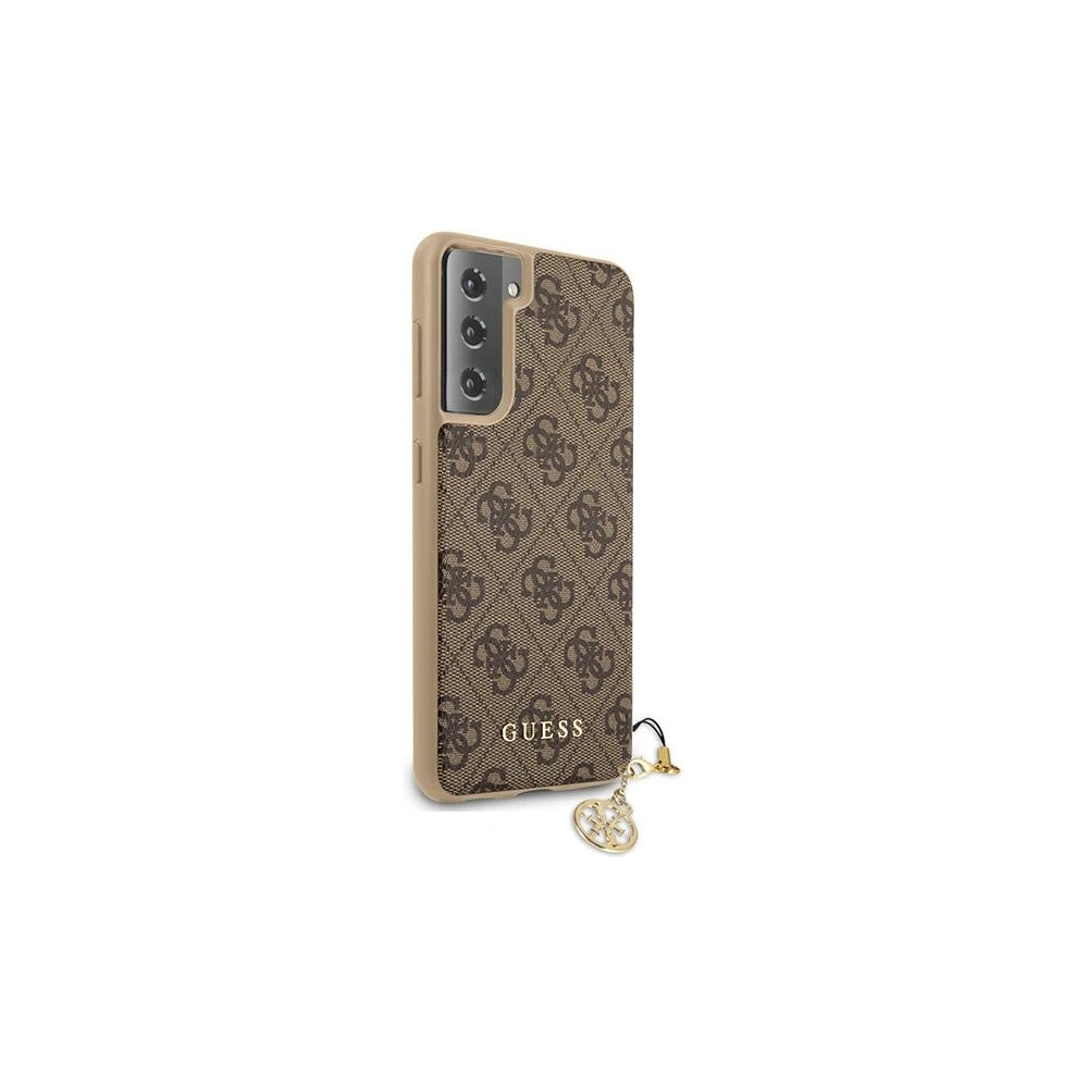 Hurtownia GSM - Etui Guess GUHCS21MGF4GBR Samsung Galaxy S21+ Plus hnědý/brown hardcase 4G Charms Collection - GUE971BR - {ean13} - Hurt