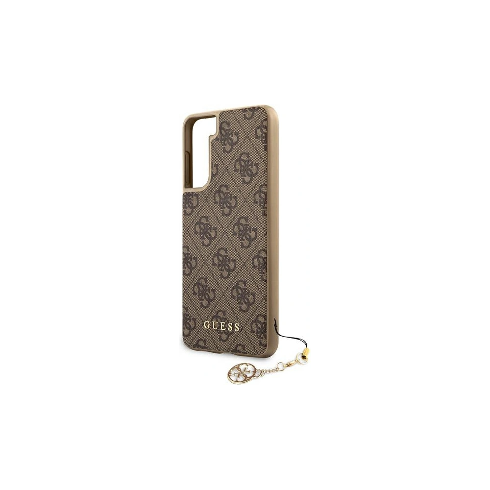 Wholesale Guess GUHCS21MGF4GBR Samsung Galaxy S21+ Plus brown hardcase 4G Charms Collection - GUE971BR - {ean13} - Hurt
