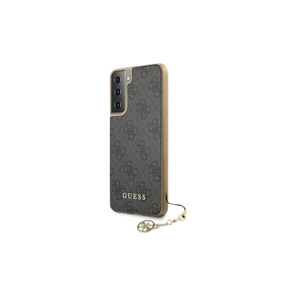 Hurtownia GSM - Etui Guess GUHCS21MGF4GGR Samsung Galaxy S21+ Plus szary/grey hardcase 4G Charms Collection - GUE972GRY - {ean13} - Hurt