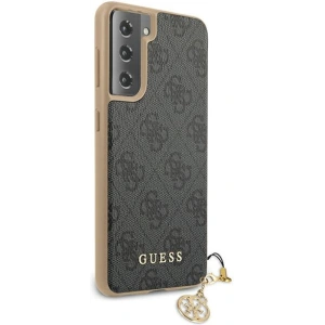 Hurtownia GSM - Etui Guess GUHCS21MGF4GGR Samsung Galaxy S21+ Plus szary/grey hardcase 4G Charms Collection - GUE972GRY - {ean13} - Hurt