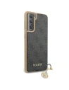 Hurtownia GSM - Etui Guess GUHCS21MGF4GGR Samsung Galaxy S21+ Plus szary/grey hardcase 4G Charms Collection - GUE972GRY - {ean13} - Hurt