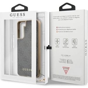 Hurtownia GSM - Etui Guess GUHCS21MGF4GGR Samsung Galaxy S21+ Plus szary/grey hardcase 4G Charms Collection - GUE972GRY - {ean13} - Hurt