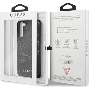 Hurtownia GSM - Etui Guess GUHCS21MPCUMABK Samsung Galaxy S21+ Plus czarny/black hardcase Marble - GUE973BLK - {ean13} - Hurt