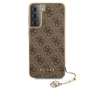 Wholesale Guess GUHCS21SGF4GBR Samsung Galaxy S21 brown hardcase 4G Charms Collection - GUE975BR - {ean13} - Hurt