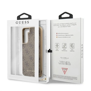 Wholesale Guess GUHCS21SGF4GBR Samsung Galaxy S21 brown hardcase 4G Charms Collection - GUE975BR - {ean13} - Hurt