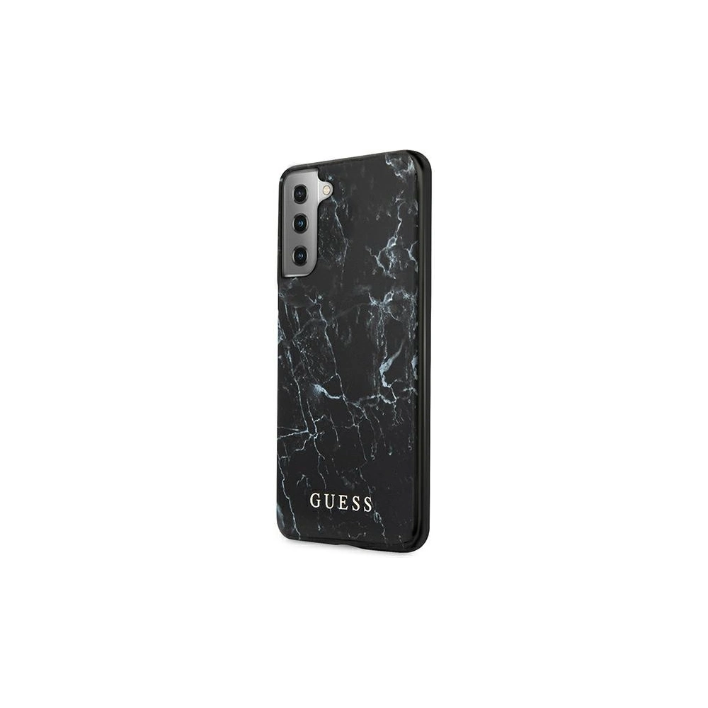 Hurtownia GSM - Etui Guess GUHCS21SPCUMABK Samsung Galaxy S21 czarny/black hardcase Marble - GUE978BLK - {ean13} - Hurt