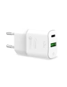 Hurtownia GSM - PURO White Mini Fast Travel Charger USB-A + USB-C Power Delivery 20W (white) - PUR414WHT - {ean13} - Hurt