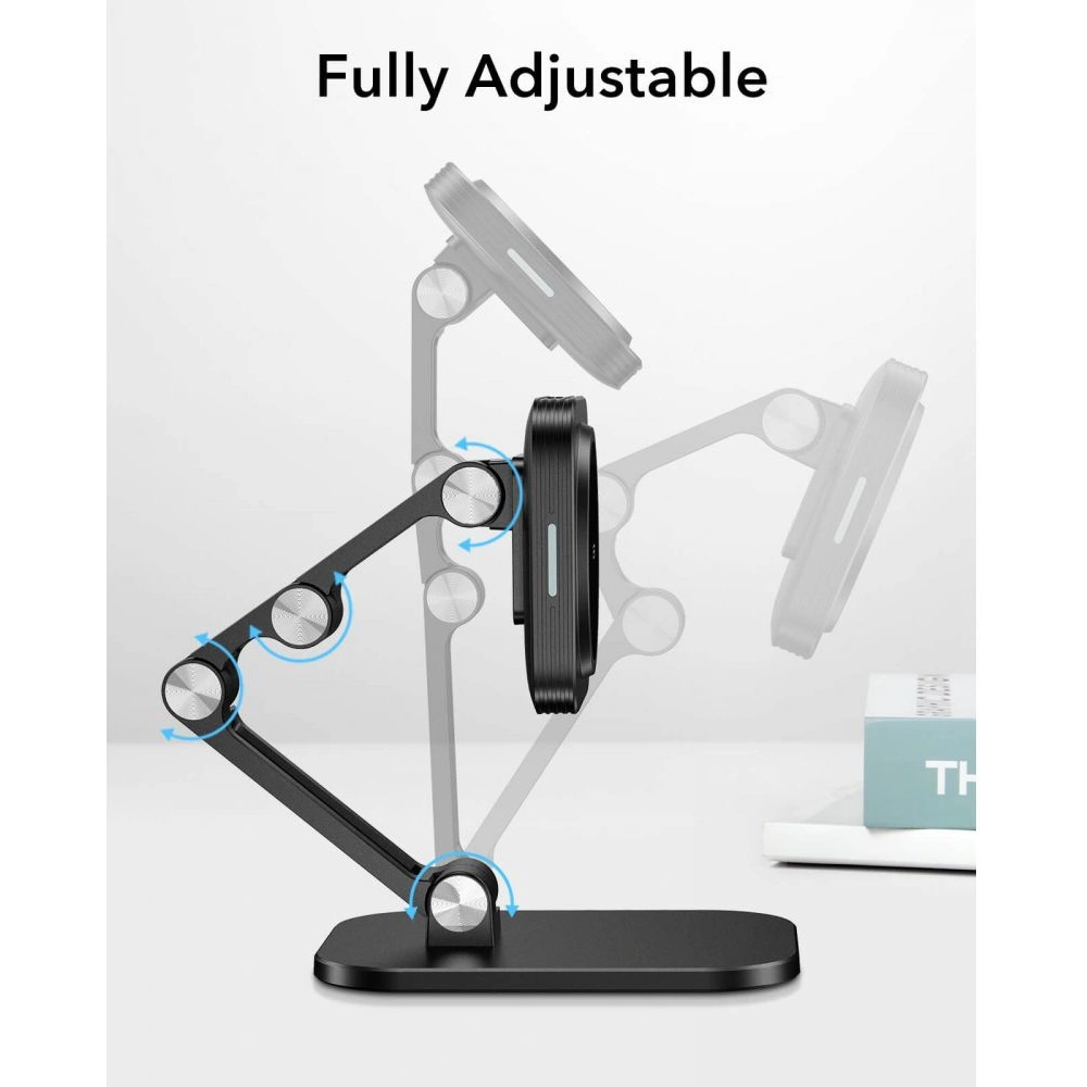 Hurtownia GSM - Uchwyt z ładowarką bezprzewodową ESR Halolock Magnetic MagSafe Adjustable Wireless Charger Stand Black - ESR308BLK - {ean13} - Hurt